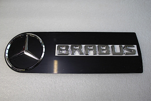 Тюнинг для Эмблема Mercedes G-class W463 на запасное колесо , чёрная