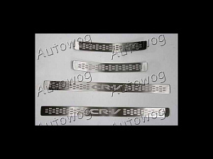 Тюнинг для Накладки CR-V RE# 2007 - 2011 на пороги, хром, Sat