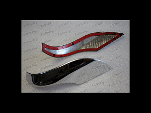 Тюнинг для Накладки Aqua на зеркала , вокруг повторителя , хром 