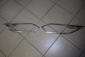 Тюнинг для Накладки Vezel на фары , хром 