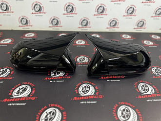 Накладки Prius 50 на зеркала , чёрные , дизайн BMW