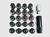 Гайки колёсные RAYS MSG черные 12*1.5 16г.+ 4 сек,+2 ключа, 