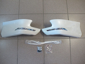 Тюнинг для Клыки задние Prado 150 2012 - 2016 Urban Sport , белый перламутр