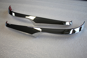 Тюнинг для Накладки Land Cruiser 200 / Prado 150 на зеркала , вокруг повторителя , хром , дизайн LX 