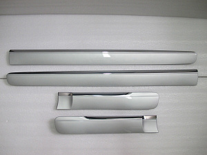 Тюнинг для Молдинги дверей Prado 150 / GX 460 дизайн GX 460 серебро
