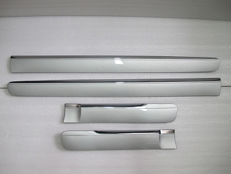 Молдинги дверей Prado 150 / GX 460 дизайн GX 460 серебро