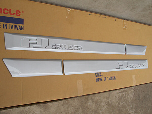 Тюнинг для Молдинги дверей FJ Cruiser серебро