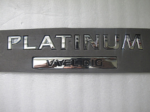 Надпись Patrol Y62 2014 +, PLATINUM VVEL DIG