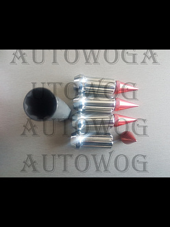 Гайки колёсные хром М 12*1.5 со съемным колпачком