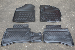 Тюнинг для Коврики в салон Aqua 2011 - 2014 , Правый руль ,  Novline (полиуретан) 