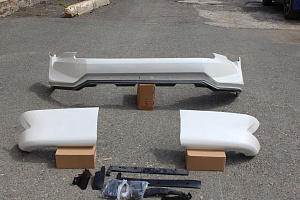 Тюнинг для Обвес на Prado 150 2018 +, дизайн Urban Sport белый перламутр 