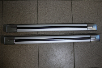 Поперечины X-Trail 32 2013+  усиленные серебро 