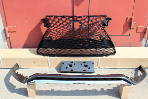 Тюнинг для Губа передняя с решеткой RX 350 / RX 200t / RX 450H 2016 +, F-SPORT