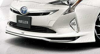 Губа передняя Prius 50 с хромом 