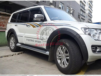 Фендера Pajero V93 / V97 , чёрные матовые 