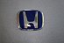 Эмблема на руль Honda 2007 - 2013 синяя