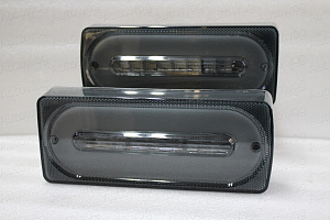 Тюнинг для Стопы Mercedes G-class W463 диодные дизайн Брабус , дымчатые 