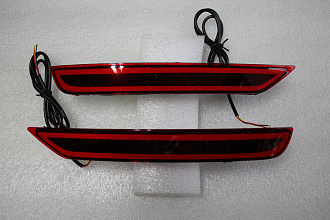 Стопы дополнительные Forester 2007 - 2017, в бампер задний, диодные (катафот) красные