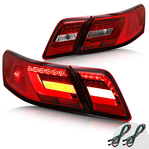 Тюнинг для Стопы Camry V40 2006 - 2011 стиль Lexus красные