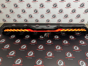 Тюнинг для Спойлер Land Cruiser 200 дизайн 2016 на верх заднего стекла, черный, со стопом и поворотником