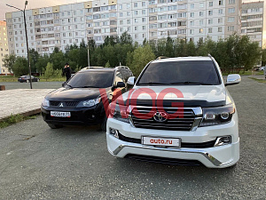 Тюнинг для Бампер передний с решеткой Land Cruiser 200 в стиле 2016+