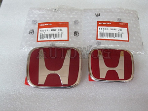 Эмблемы Honda 2013-2015г., красная
