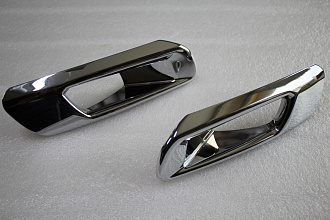 Накладки Camry V70 2018 +, на туманки , хром