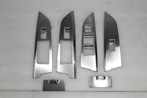 Тюнинг для Накладки Land Cruiser 200 на стеклоподъёмник , сталь , хром