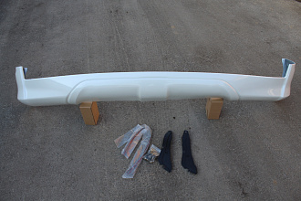 Губа передняя Land Cruiser 200 2008 - 2011 белый перламутр , как оригинал