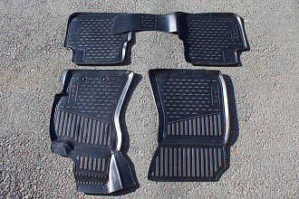 Коврики в салон Forester SH 2007 - 2012 , Правый руль , Novline (полиуретан) 