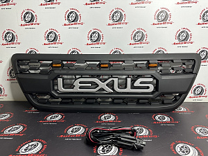Тюнинг для Решетка Lexus GX 470 2003 - 2009 , дизайн USA Design с ходовыми огнями