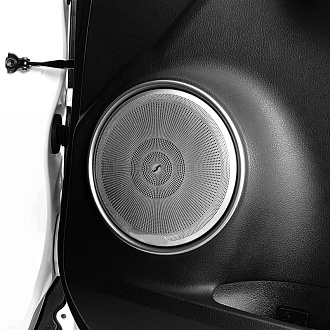 Накладки NX 200 / NX 300H / NX 200t на динамики ,  хром