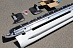 Пороги Land Cruiser 200 2014 +, белый перламутр, дизайн LX с боковой подсветкой