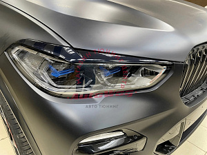 Тюнинг для Ресницы фар BMW X5 G05 , 2019-2023 , чёрные