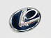 Эмблема Lexus синяя , 120 мм