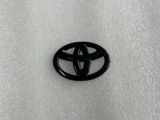 Эмблема на руль Toyota черная , версия 2
