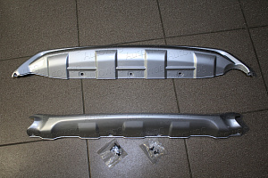 Тюнинг для Накладки Vezel на бампер , серые 