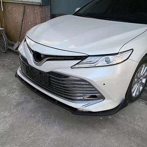 Тюнинг для Губа передняя Camry V70 2018 +, сплиттер , под покраску , тип 1