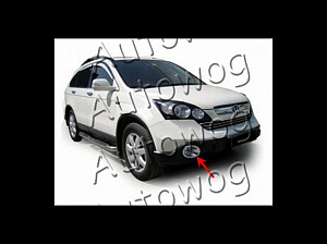 Тюнинг для Накладки CR-V RE# 2007 - 2010 на туманки, хром