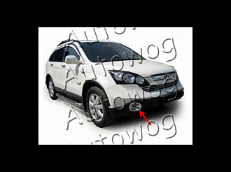 Накладки CR-V RE# 2007 - 2010 на туманки, хром