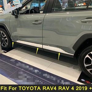 Тюнинг для Молдинги дверей Rav 50 2019 +, сталь