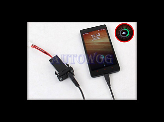 Переходник под USB Nissan (для зарядки+ музыка) 