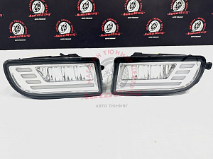 Тюнинг для Туманки Land Cruiser 100 диодные , динамические с поворотом