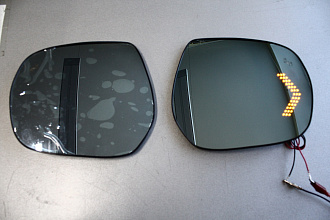 Полотна зеркал Land Cruiser 200 / LX 570 / Prado 150 антибликовые + зона обгона 