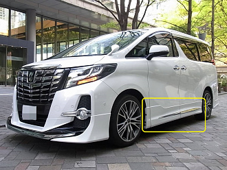 Накладки Alphard H30 / Vellfire 30 на двери , 2015 +, дизайн Modellista