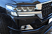 Фары Land Cruiser 200 2016 +, дизайн LX 570 , чёрные , динамические 