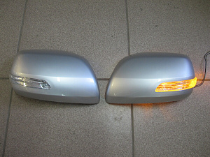 Тюнинг для Корпуса зеркал Land Cruiser 200 дизайн 2013 +, серебро