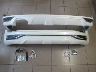 Обвес на Land Cruiser 200 2016 +, Modellista белый перламутр