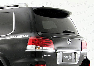 Спойлер LX 570 JAOS 2008 - 2015 под стекло задней двери, черный