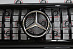 Решетка Mercedes G-class W463 дизайн AMG 2018 +, черная 